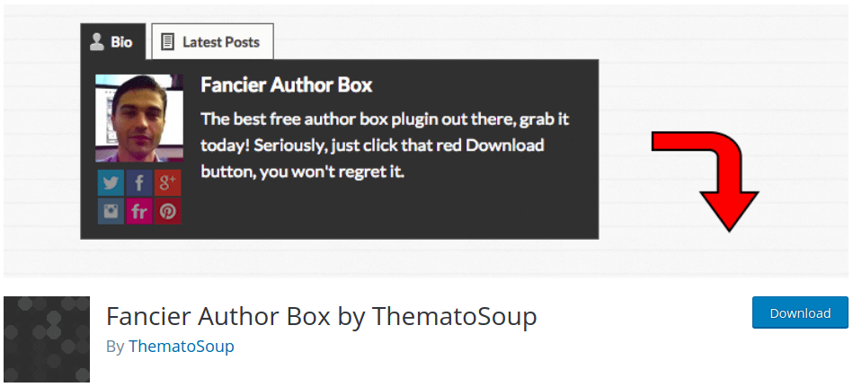 fancier author box WordPress Author Bio Box Plugin